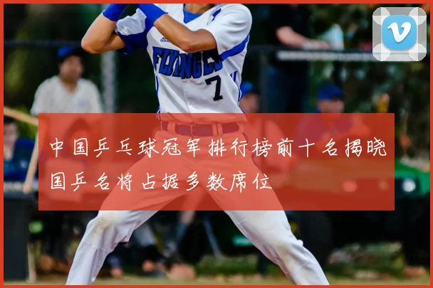 中国乒乓球冠军排行榜前十名揭晓国乒名将占据多数席位
